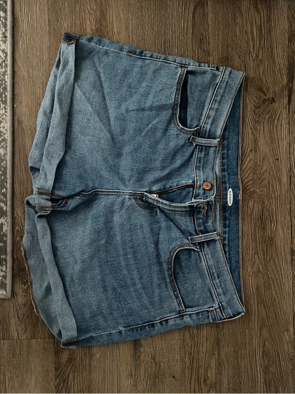 Old Navy Classic Blue Denim Cutoff Shorts
